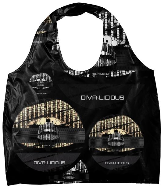Divalicious Bling Lips Eco Tote