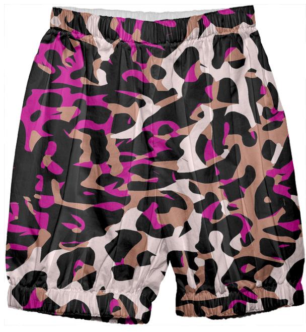Adorable Pink Camouflage Cheetah Bloomers