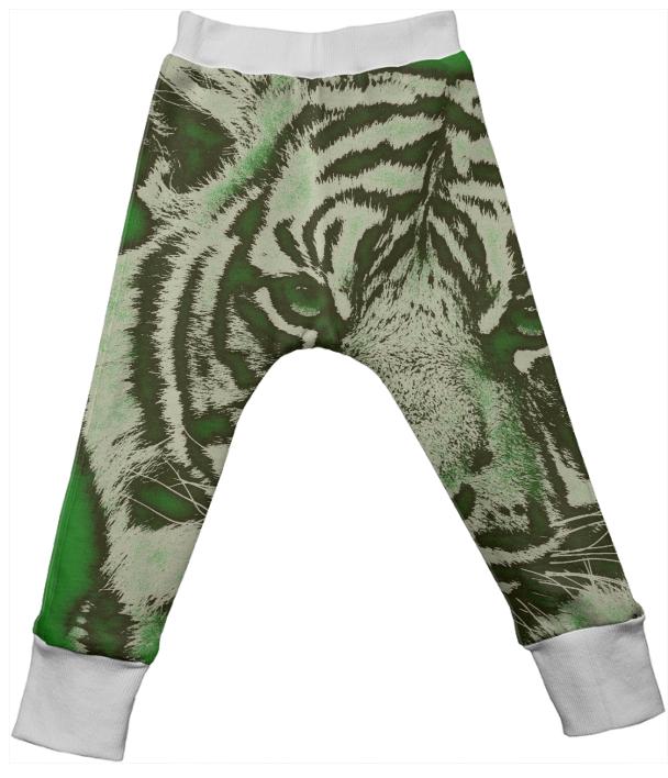 Green Tiger Kids Drop Pants