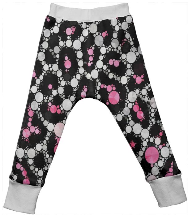 Pink Cheetah Kids Drop Pants