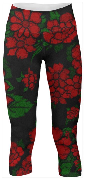 Red Roses Yogapants