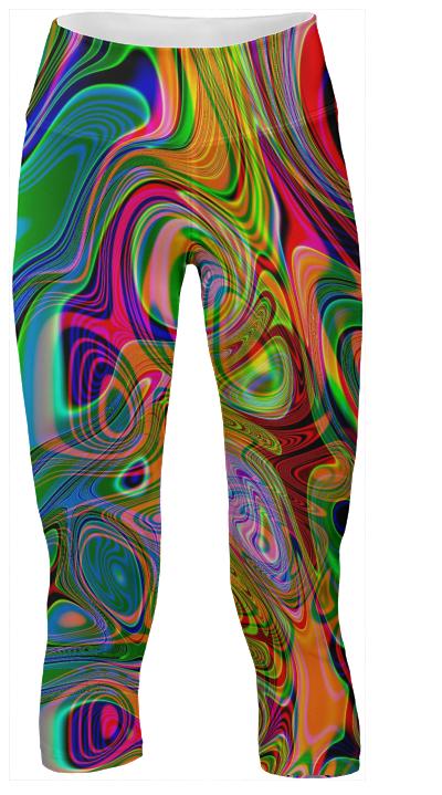 Psychedelic Abstract Yoga Pants