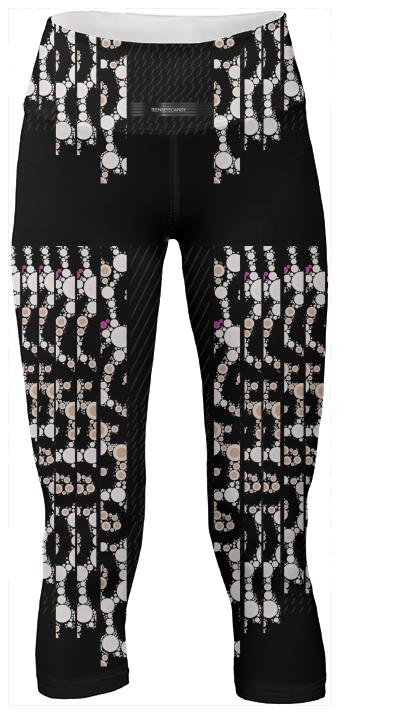 Cheetah Drip Pattern Yoga Pants