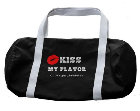 Kiss My Flavor Red Lips Duffle Bag