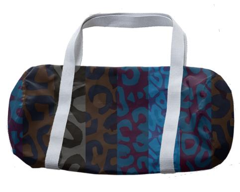 Cheetah Abstract Pattern Duffle Bag