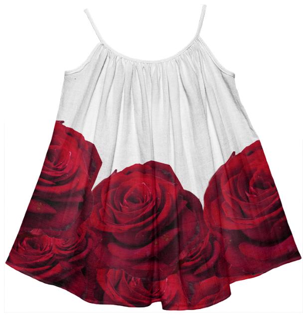 Bed Of Roses Girls Tent Dress
