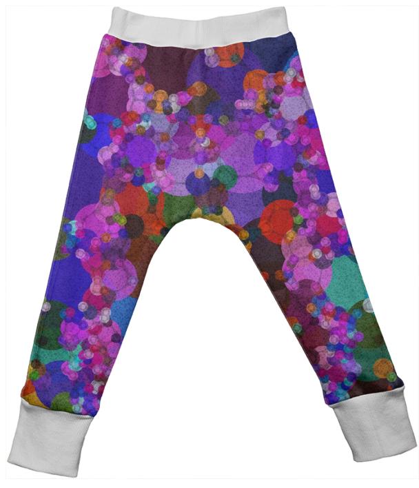 Funky Abstract Kids Drop Pants