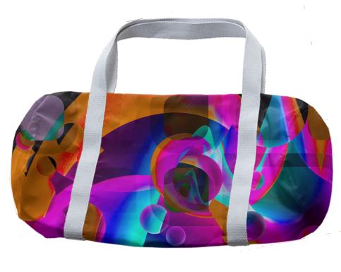 Psychedelic Abstract Duffle Bag