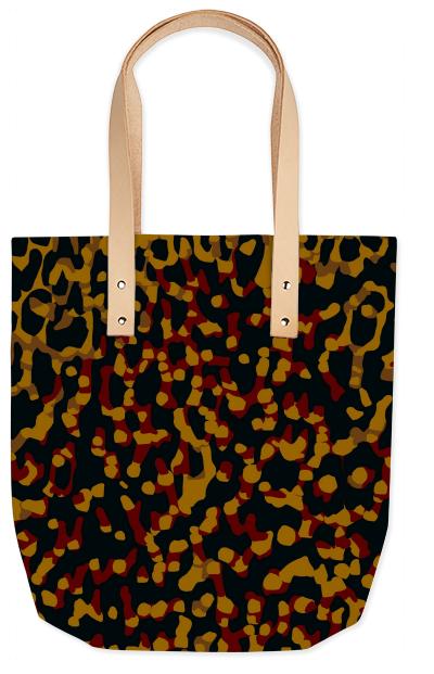 Earth Tone Cheetah Summer Tote
