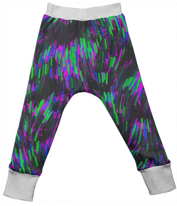 Silly String Abstract Pattern Kid s Drop Pants