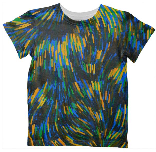 Bright Bold Abstract Kid s All Over Print Tshirt