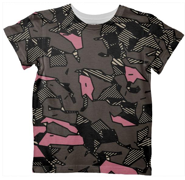 Kid s AOP Pink Camouflage Tshirt