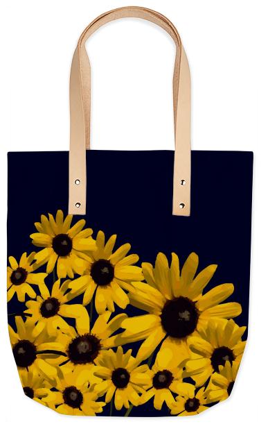 Pretty Yellow AOP Summer Tote