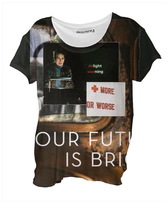 Delight Warning Drape Tee