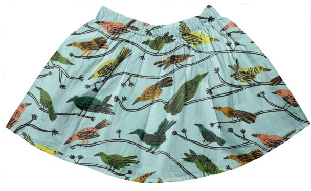 Blue Bird Tree Skirt