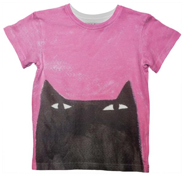 Pink Cat T Shirt