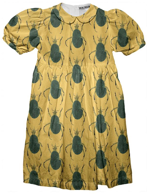 Yellow Beetle Party Dress