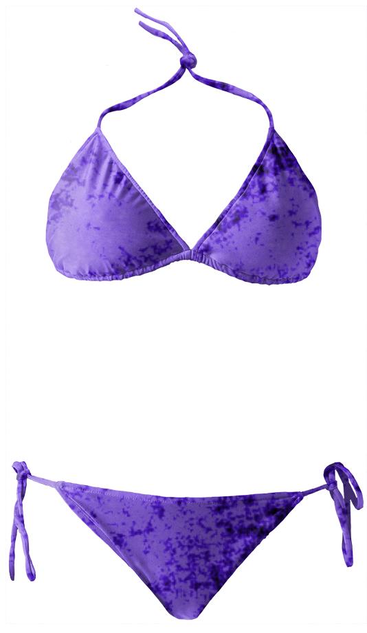 Purple Shaded Perlin Noise Bikini