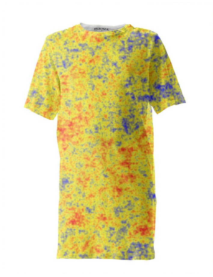 Red Yellow Blue Perlin Noise Tall Tee