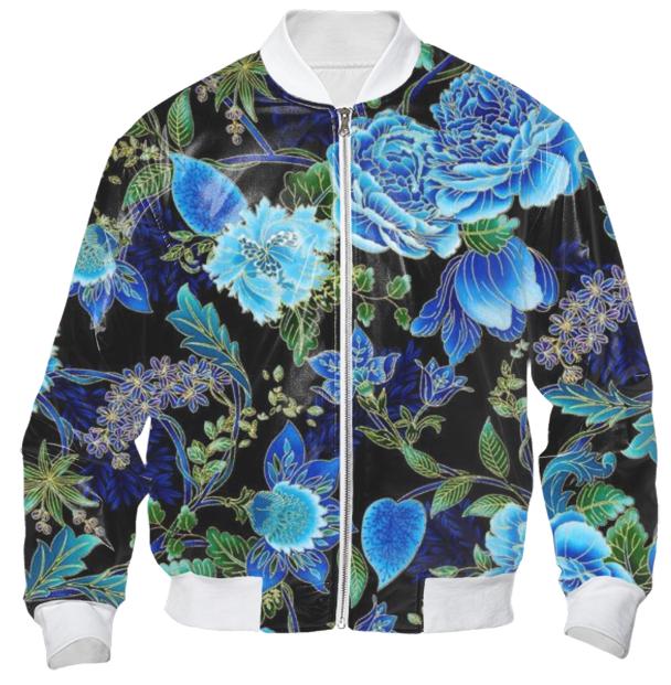 Blue Floral Jacket