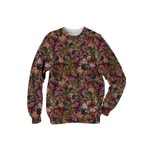 Butterfly Garden Sweatshirt