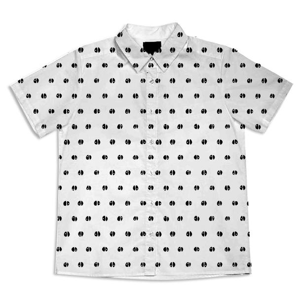 Doodles Dots Broken Polka short sleeve blouse