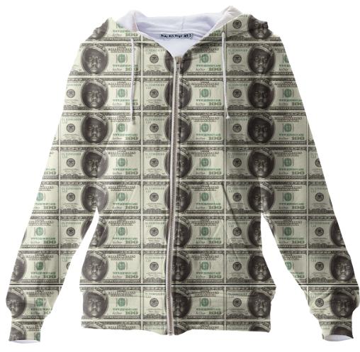 Gimme The Loot Biggie Face 100 All Over Print Hoodies from hiphop cash