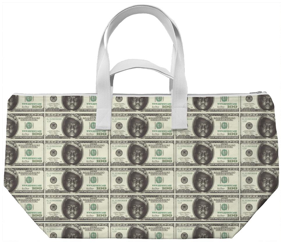 Gimme The Loot Biggie Face 100 All Over Print Weekend Bag