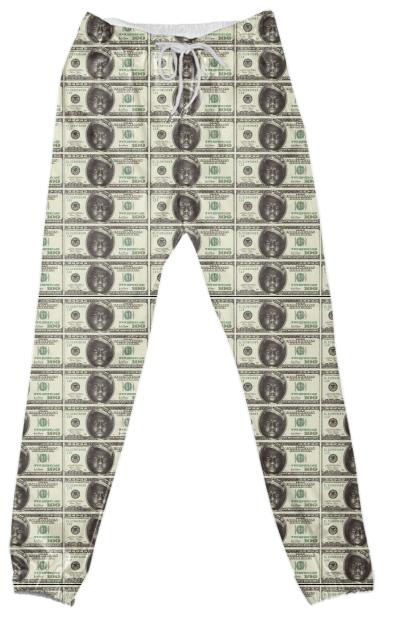 Gimme The Loot Biggie Face 100 All Over Print Cotton Pants