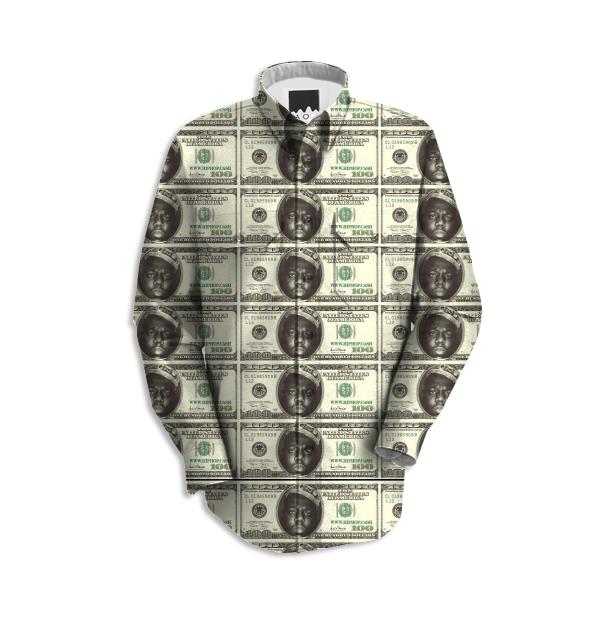 Gimme The Loot Biggie Face 100 All Over Print Workshirt