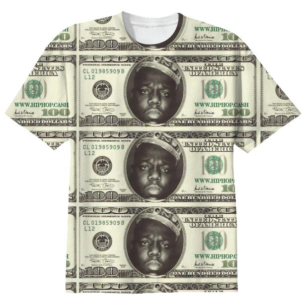 Gimme The Loot Biggie Face 100 All Over Print T Shirt