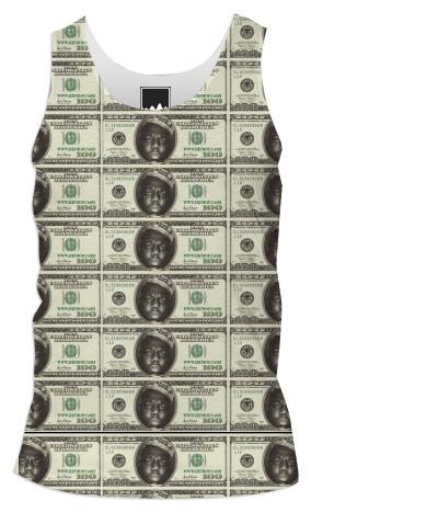 Gimme The Loot Biggie Face 100 All Over Print Tank Top Men