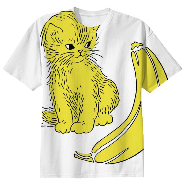 Kitty Kat Banana T shirt
