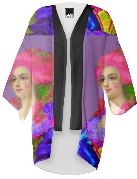 Lavinia fenton fluo neobaroque kimono