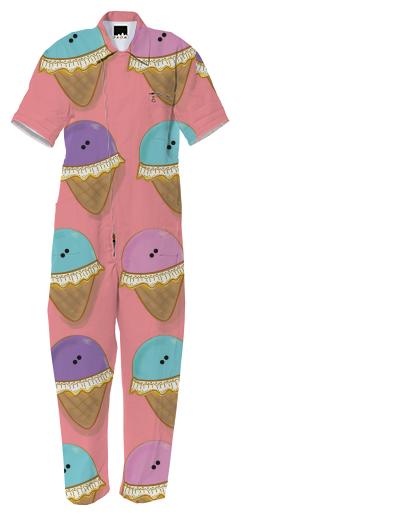 Lavinia fenton sweet ice cream character design illustration