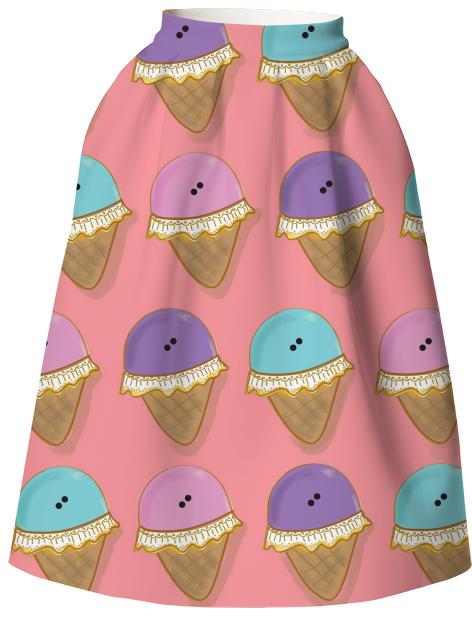 Lavinia fenton sweet ice cream neoprene full skirt