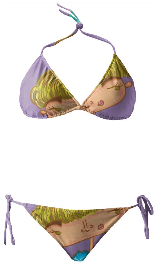 Lavinia fenton character design sweet fiorella half face bikini