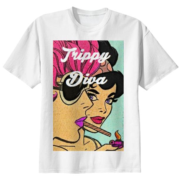 trippy diva tee