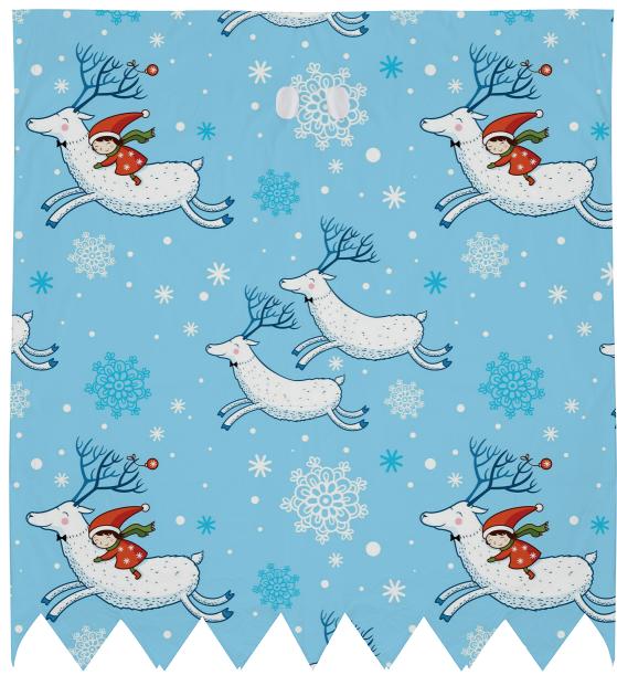 Riding Reindeer Christmas Pattern