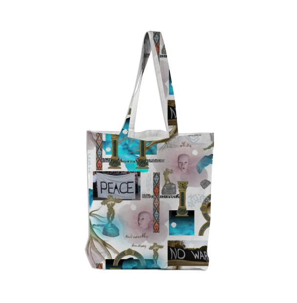 PAOM, Print All Over Me, digital print, design, fashion, style, collaboration, pinar_viola, Tote Bag, Tote-Bag, ToteBag, Mother, Earth, autumn winter spring summer, unisex, Poly, Bags