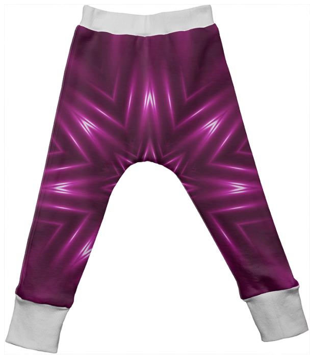 Pink Star Burst Kid s Drop Pant