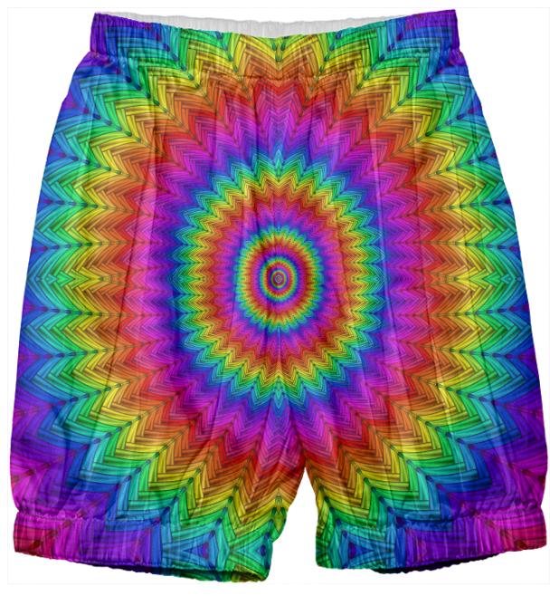Psychedelic Rainbow Kids Bloomers