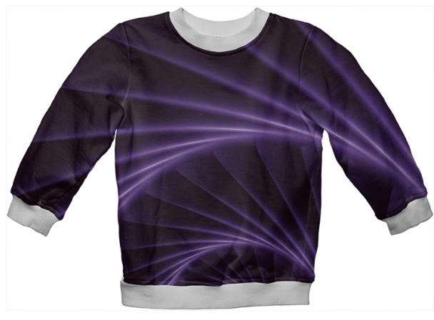 Abstract Purple Kids Sweatshirt