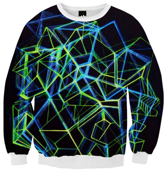 SOLID SPATIAL Ribbed Sweatshirt