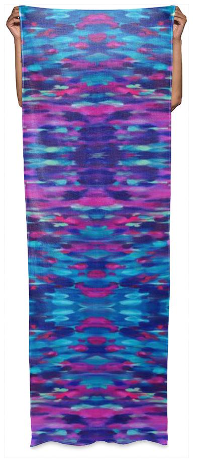 PASTIME PARADISE DEEP MAGENTA WRAP SCARF