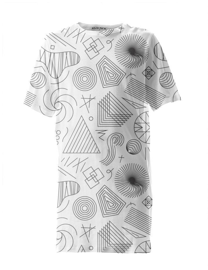 PAOM, Print All Over Me, digital print, design, fashion, style, collaboration, fuzzco, Tall Tee, Tall-Tee, TallTee, autumn winter spring summer, unisex, Poly, Tops