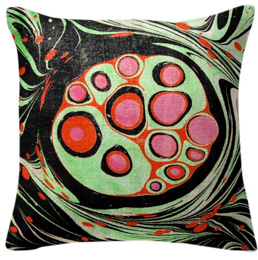Psychedelic Circle Pillow