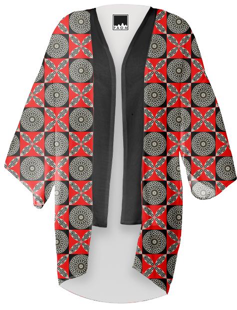 X s and O s Kimono by Dovetail Designs