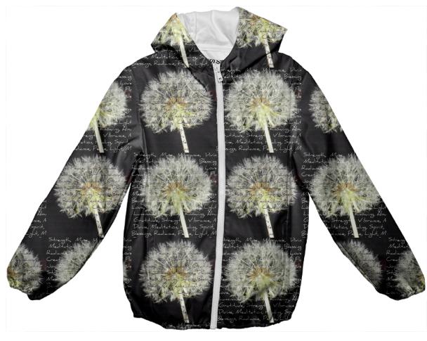Wishies On The Wind Kids Rain Jacket by Dovetail Designs