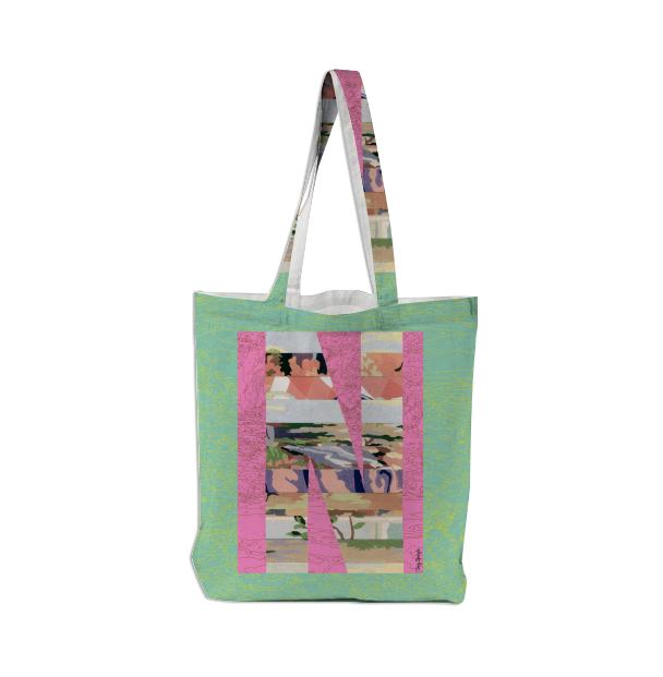 PAOM, Print All Over Me, digital print, design, fashion, style, collaboration, trey-speegle, trey speegle, Tote Bag, Tote-Bag, ToteBag, for, green, autumn winter spring summer, unisex, Poly, Bags